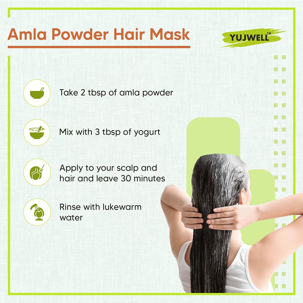 YUJWELL Organic Amla Powder | USDA Organic & India Organic Certified